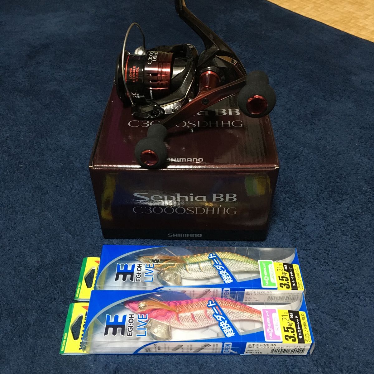 シマノ 22セフィアBB C3000S-DHHG ヤマシタエギ王LIVE3.5号21g 2個