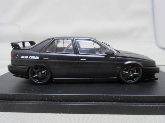 【紙箱無】hpi-racing　1/43★アルファロメオ ALFA ROMEO 155 TS シルバーストーン　ブラック★_画像5