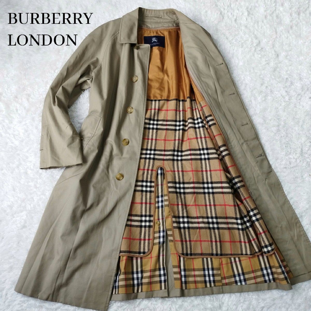 BURBERRY LONDON バーバリーロンドン ステンカラーコート ロング