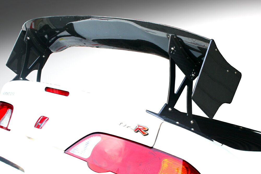 M&M carbon GT Wing type 02BF 1500mm bolt on bracket attaching Civic FD2 Mugen RR contains 