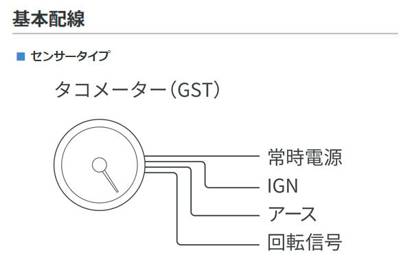 PIVOT ピボット GTゲージ60 センサータイプ タコメーター エクシーガ YA4 YA5 H20.6～ EJ20_画像2