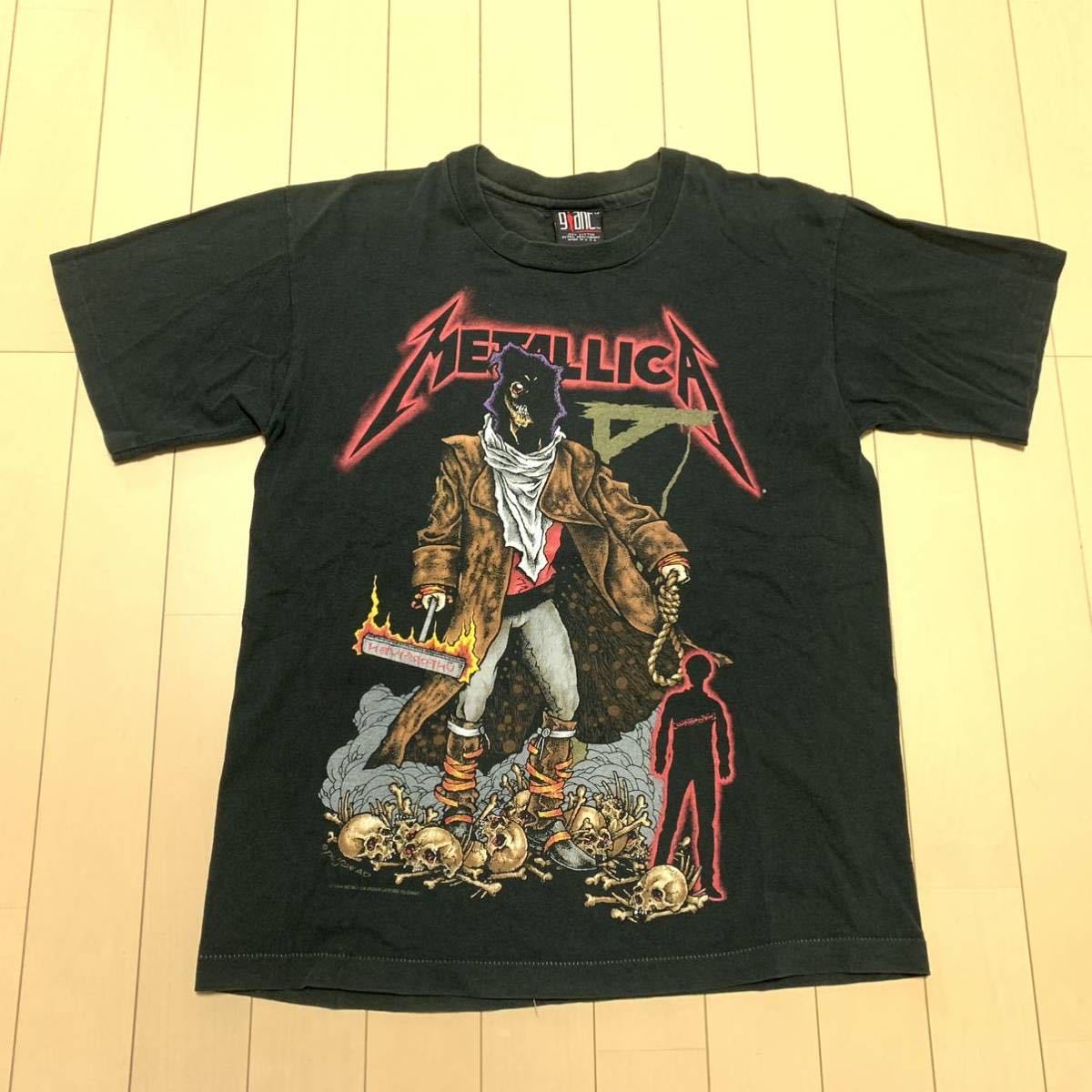 人気No.1】 USA製 METALLICA メタリカ giant ヴィンテージ Tシャツ XL