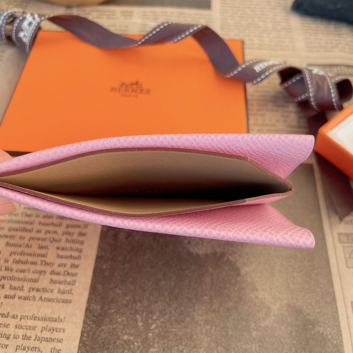 HERMES エルメス カードケース H U刻印 美品