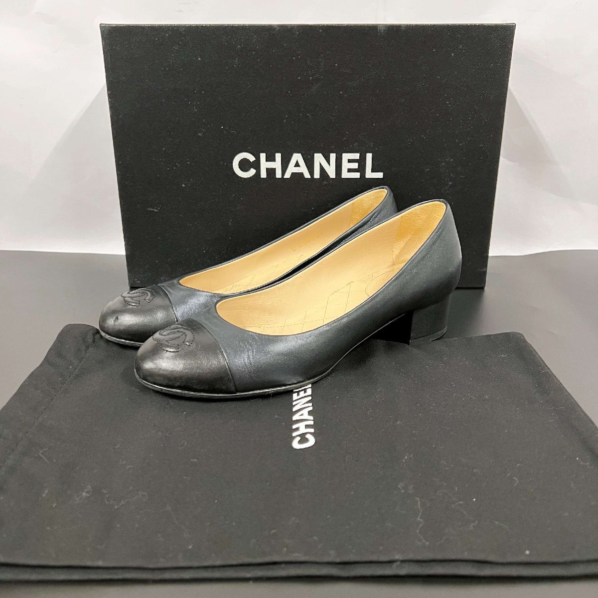 ヤフオク! - 【中古】CHANEL パンプス＜シューズ＞ シャネル 35...