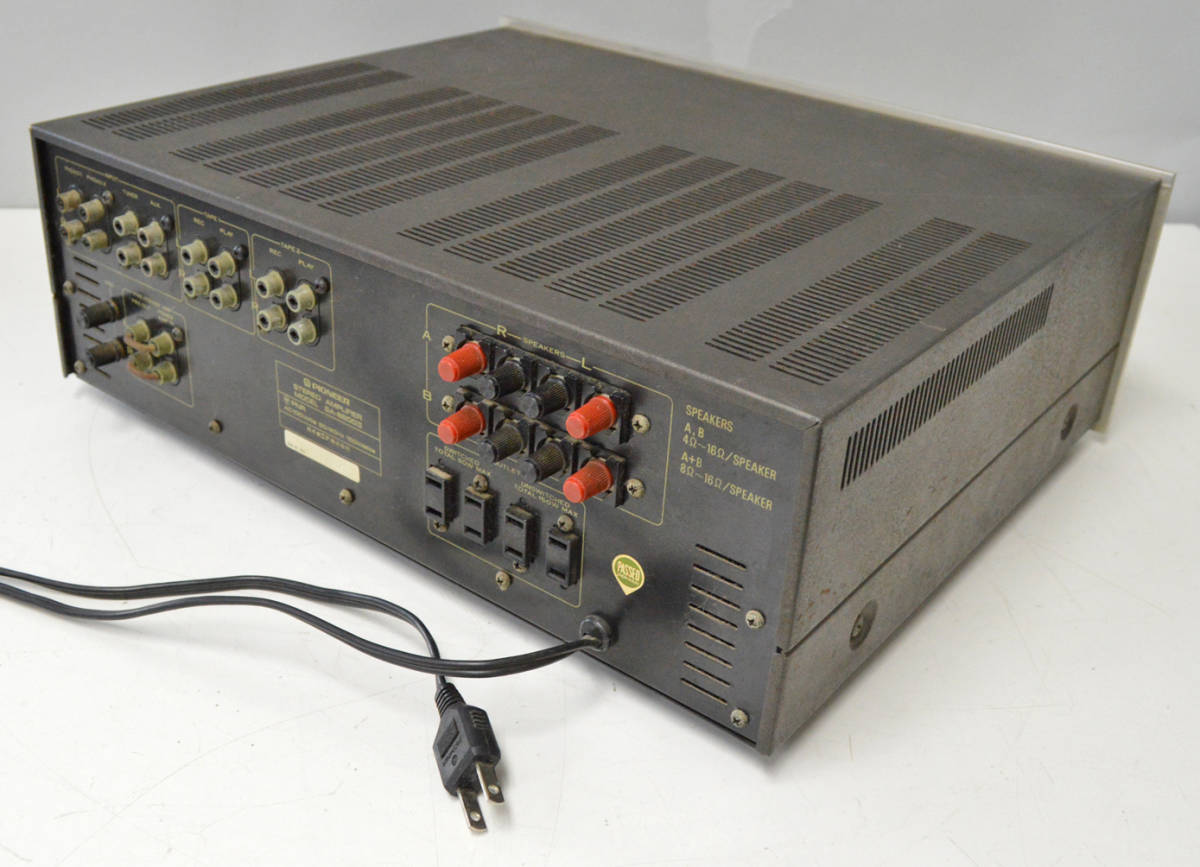 動作確認済み！伝説のハイパワーアンプ PIONEER SA-8800II プリメイン