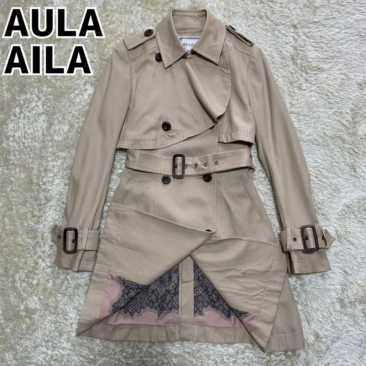 AULA AILA 今季新作 バッグチュールプリーツコート 新品未使用 割引可