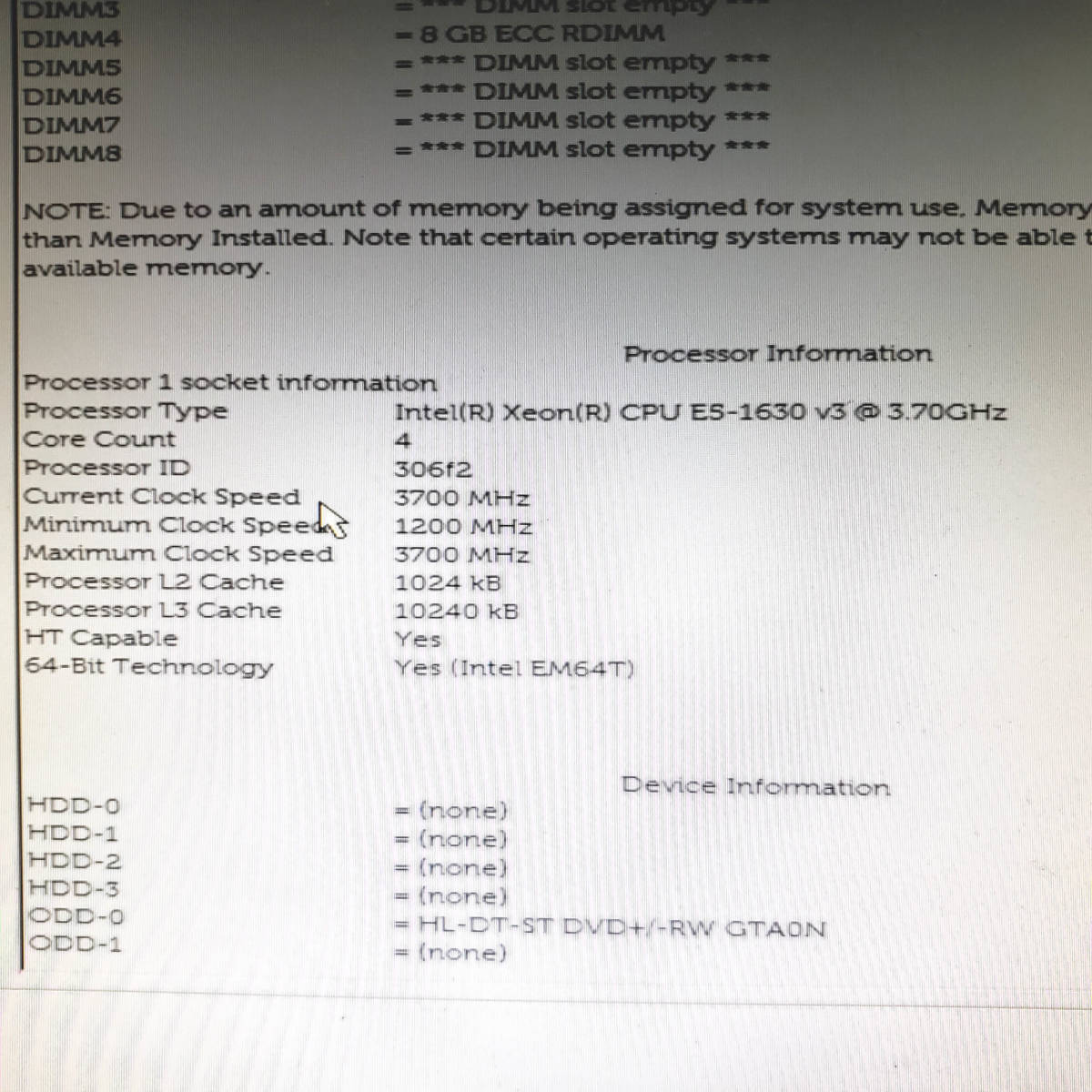 【 2個セット 】インテル Xeon プロセッサー E5-1630 v3 / 3.70GHz 4コア/8スレッド BIOSのみ確認済み CPUのみ INTEL #717_画像6