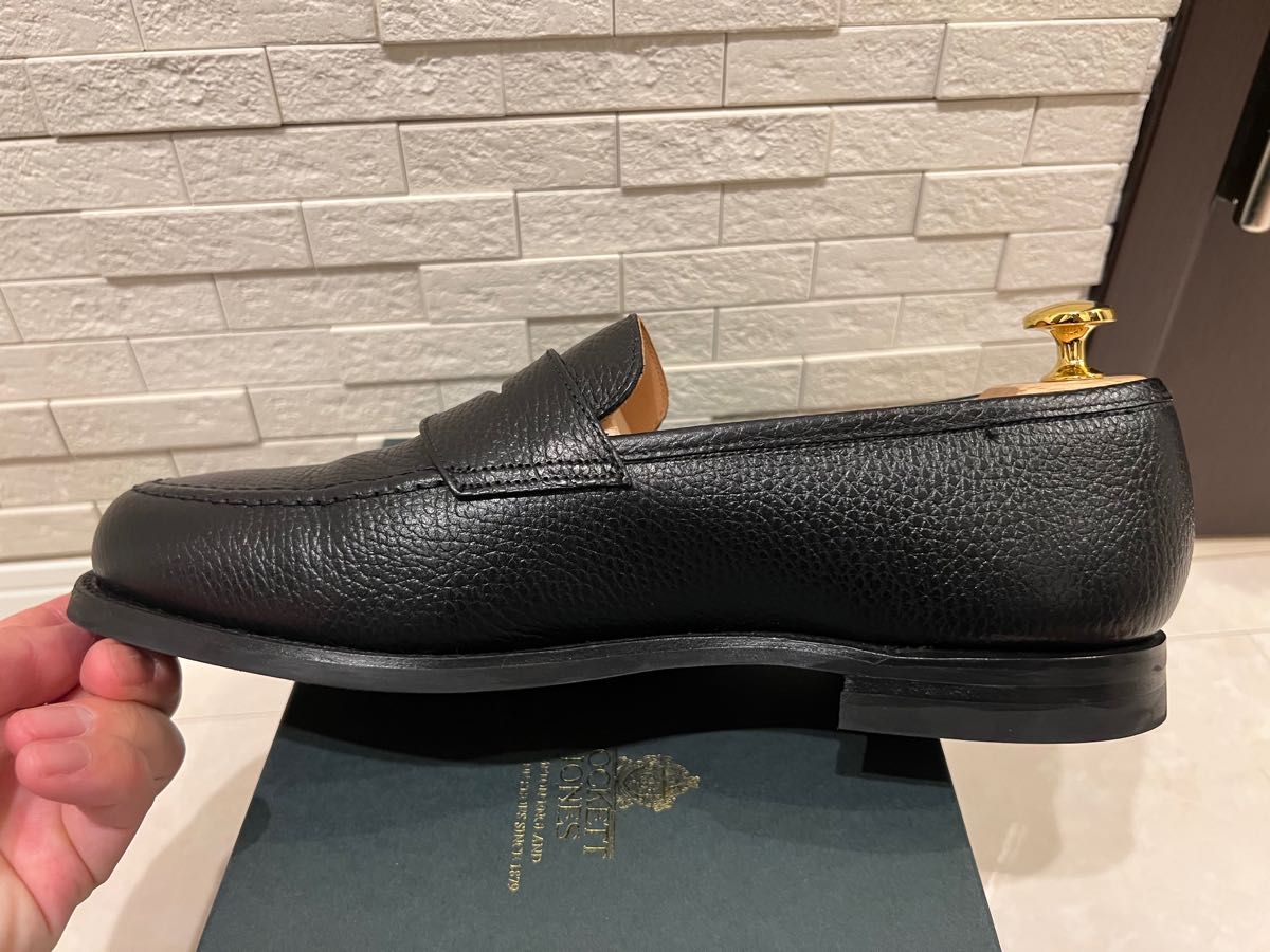 EDIFICE別注 Crockett&Jones クロケット＆ジョーンズ コインローファー