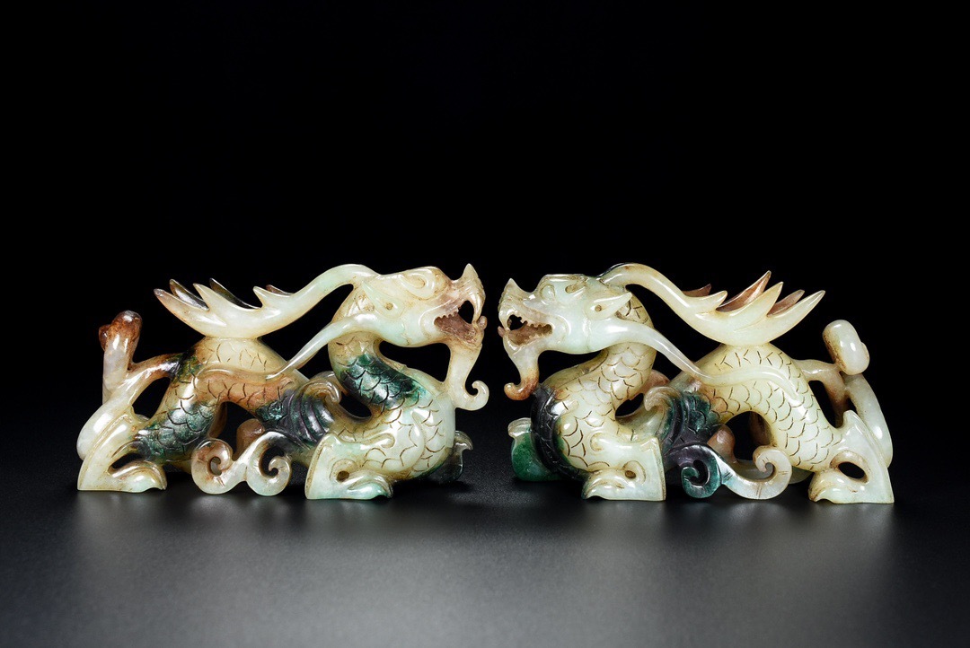 オープニングセール】 M 明神 極上珍品 戦漢 時代物 古高古玉彫 鵝彫り ...