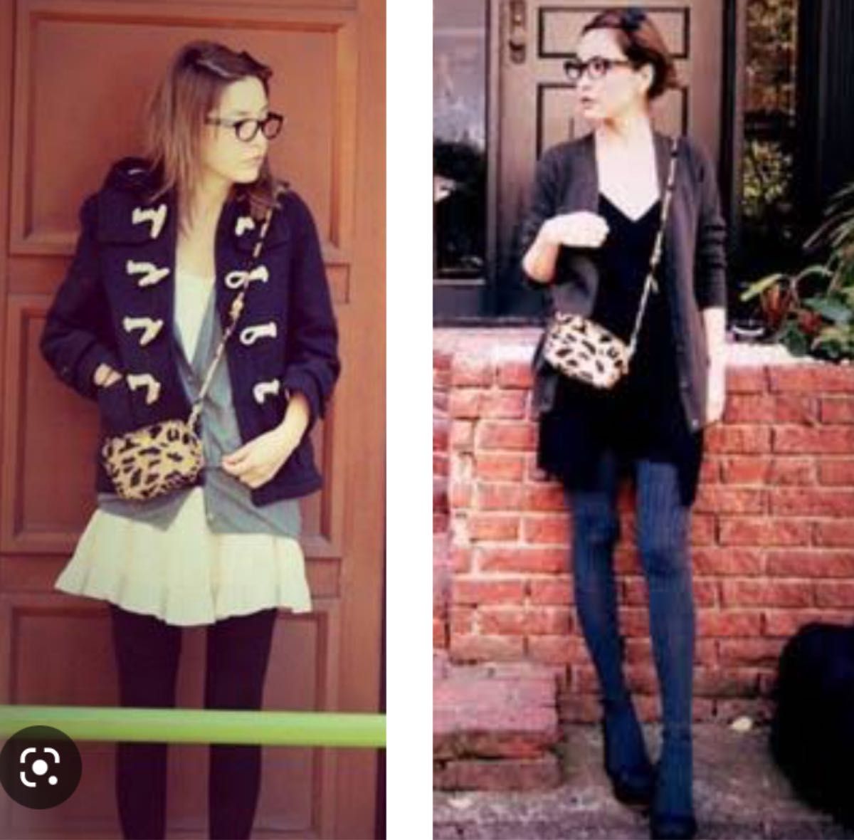 PRADA】レオパード ショルダーバッグ【梨花 ミニバッグ ヒョウ柄 PRADA】レオパード ショルダーバッグ【梨花 ミニバッグ ヒョウ柄