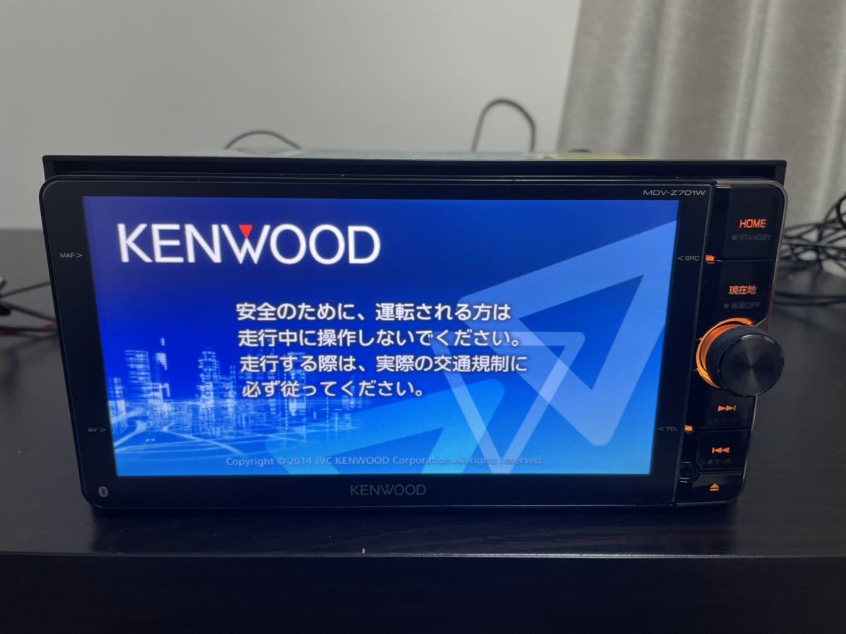 KENWOOD MDV-D503W ワイド 地デジ フルセグ DVD Bluetooth USB 動作ok