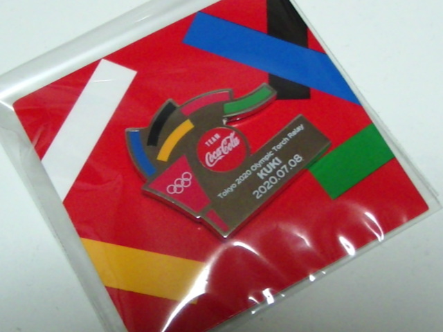Coca-Cola コカ コーラ 東京オリンピック 2020 聖火リレー ピンバッジ 