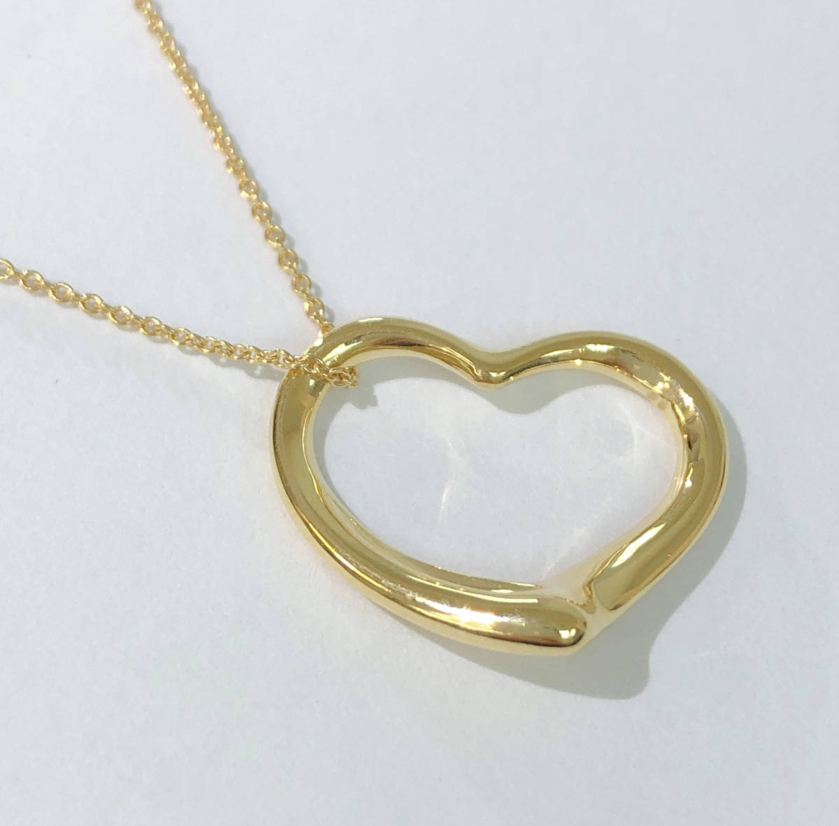 保証書付】 新品仕上げ TIFFANYCo. ティファニー K18 オープンハート