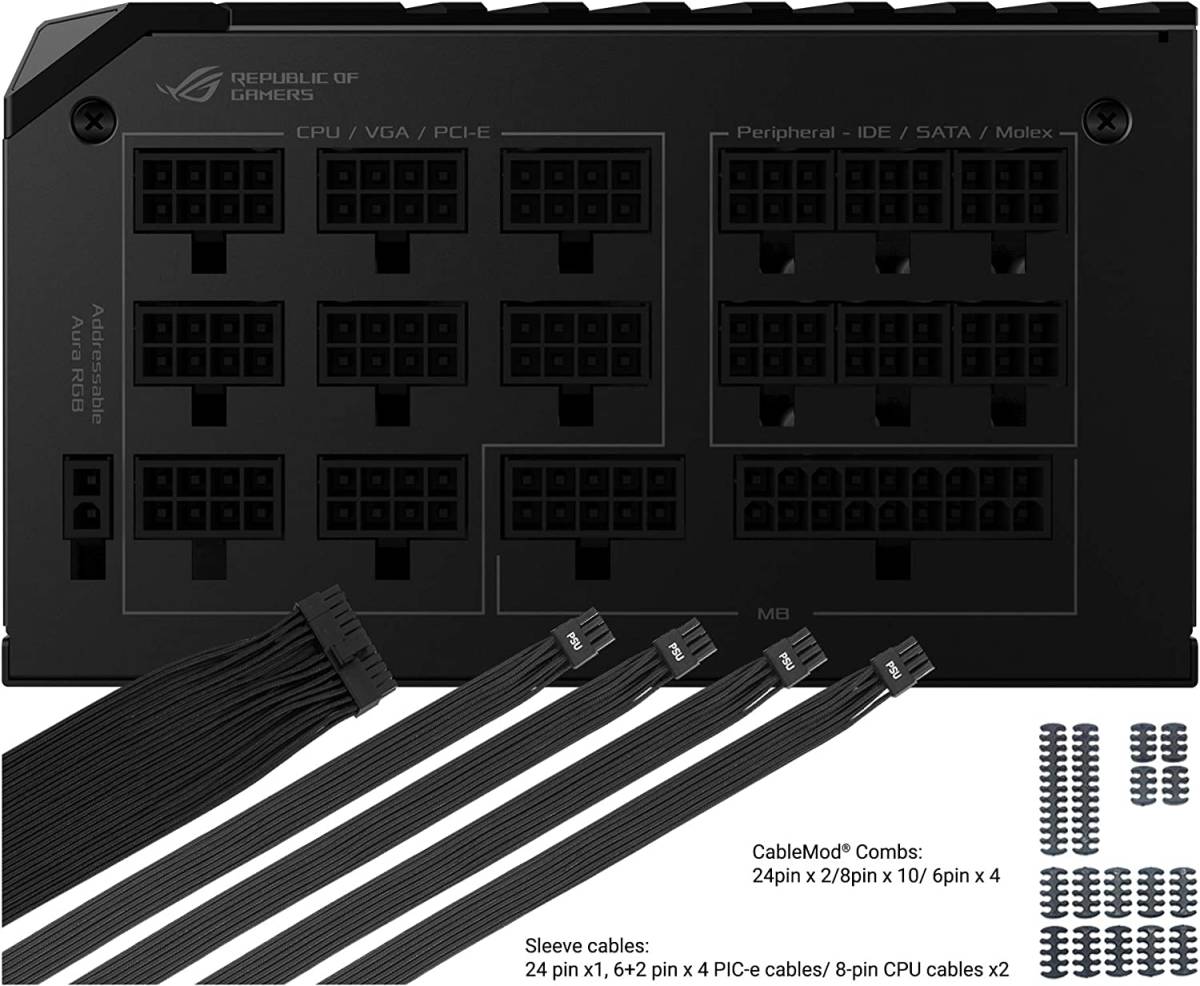 ASUS ROG Thor 1200W プラチナ 電源ユニット ROG-THOR-1200P 1200W