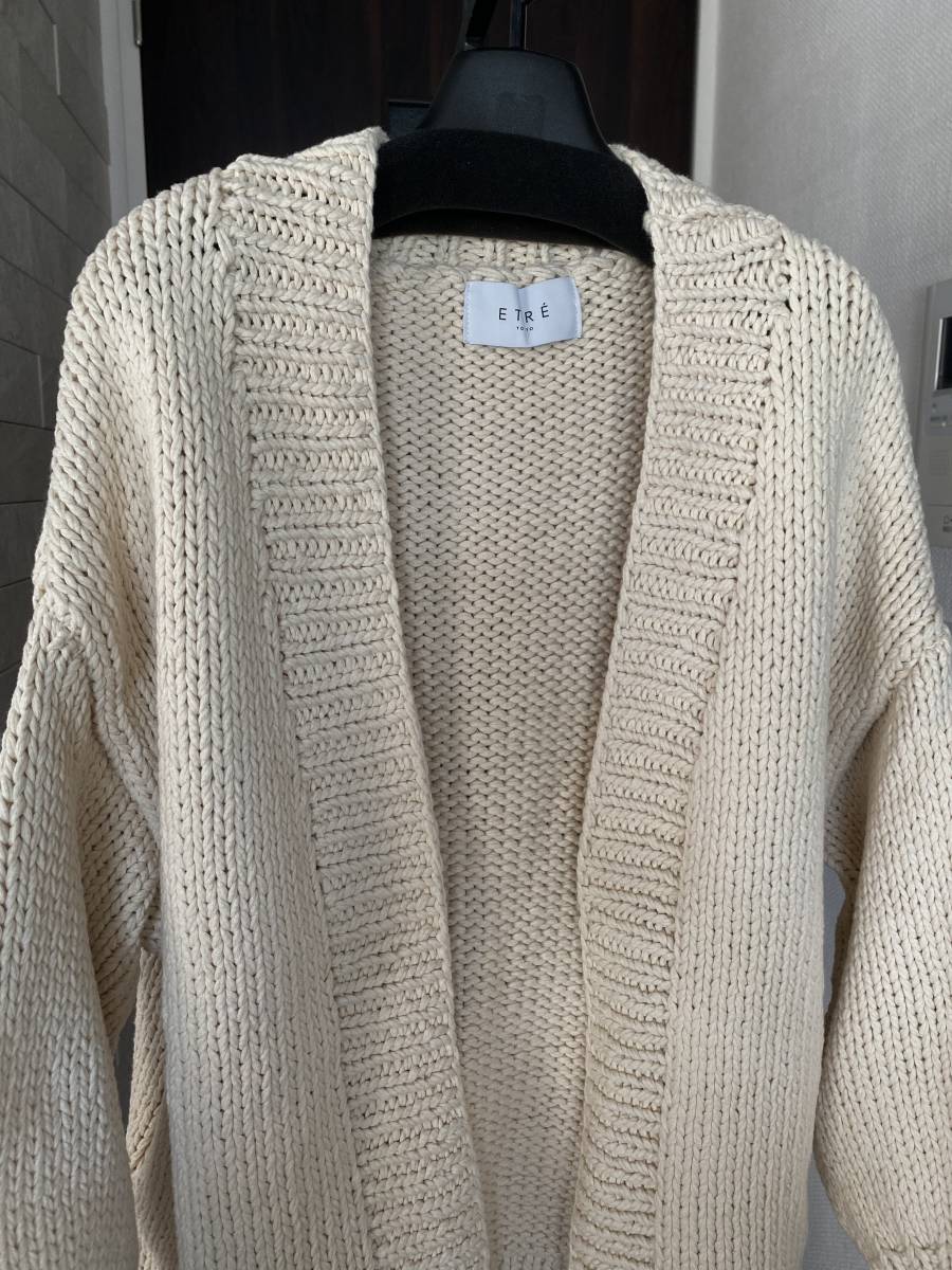 ETRE TOKYO エトレ 復刻HAND MADE KNIT GOWN カーデ アウトレット半額