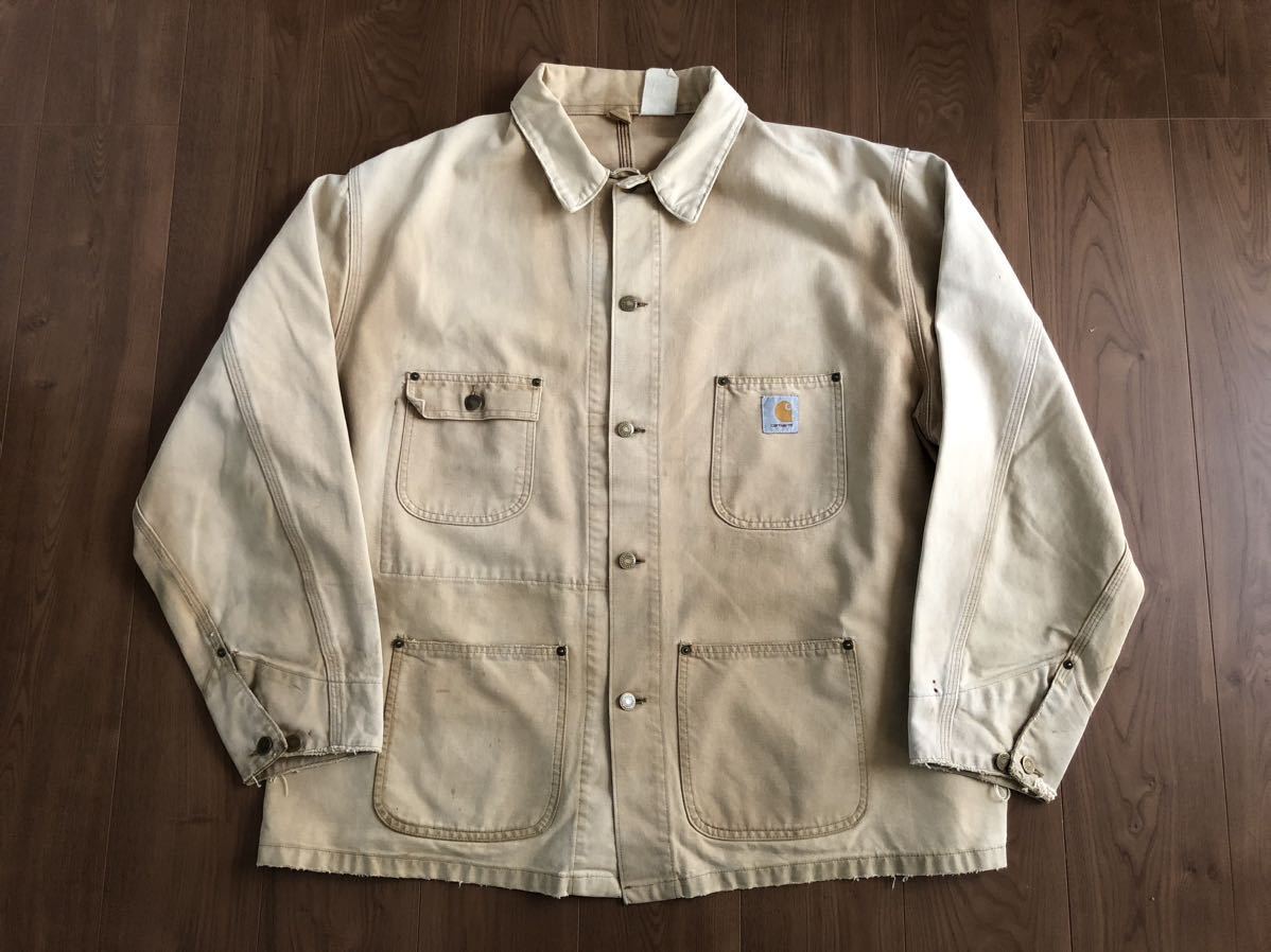 Yahoo!オークション - 裏地無し 80s Carhartt USA製 ダック Yahoo!オークション - 裏地無し 80s Carhartt USA製 ダック