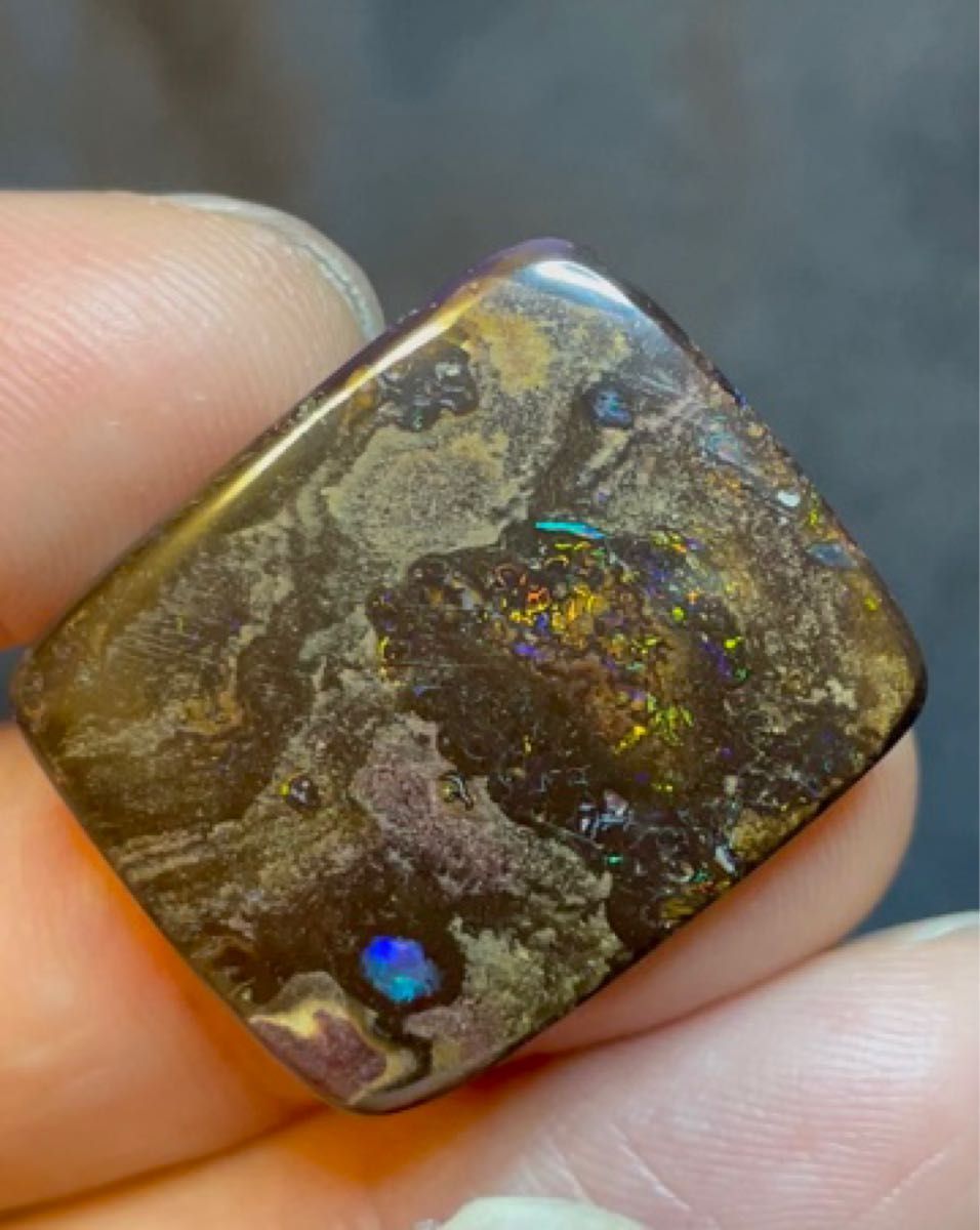 極美品! ボルダーオパール 4.38ct ルース(LA-5472) www.pythonlab.org