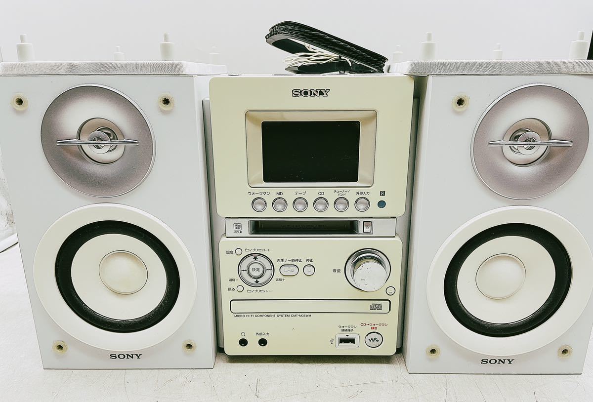 中古】SONY CMT-M35WM ソニーオールインワンコンポマイクロハイフェイ
