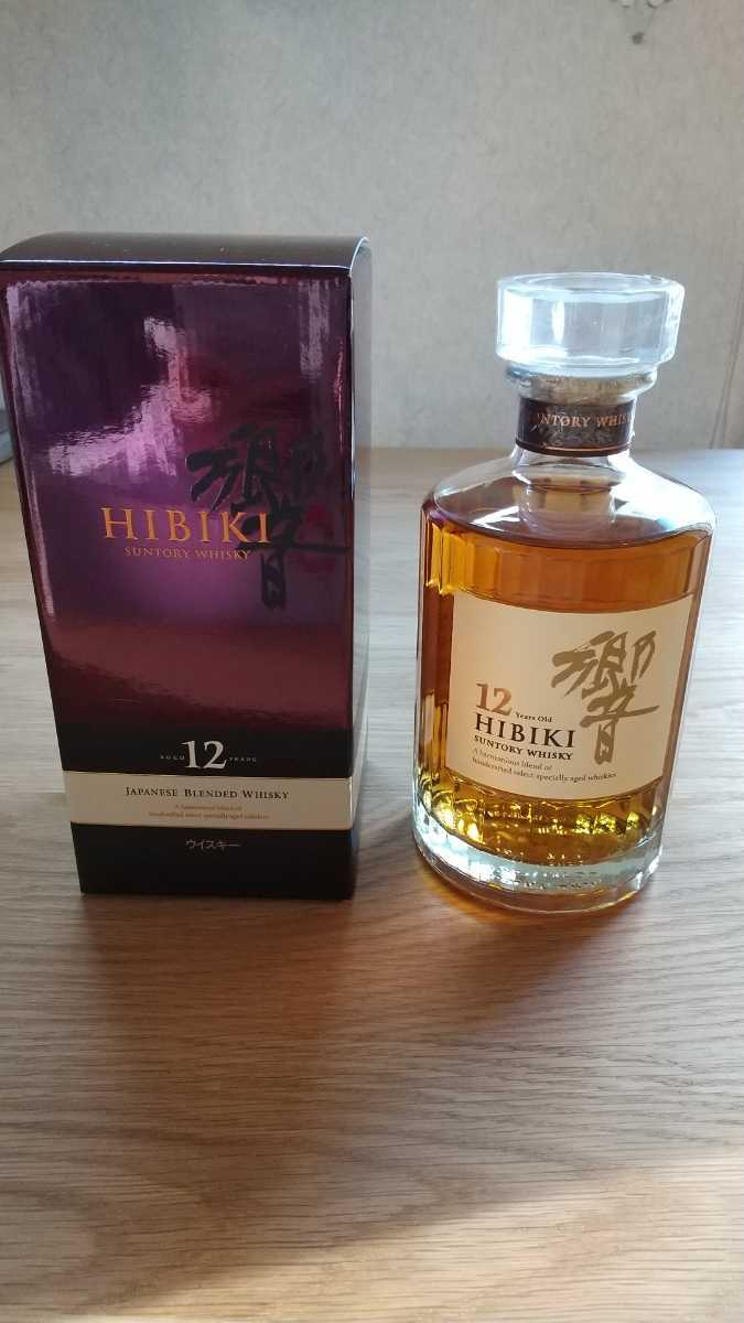 送料無料 未開栓 響12年 500ml 箱付き ジャパニーズ SUNTORY HIBIKI
