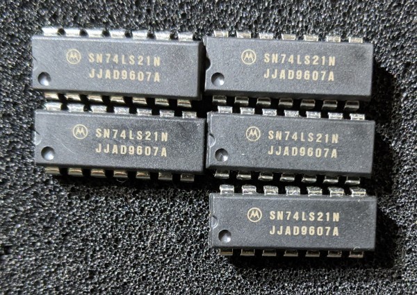 IC Motorola SN74LS21N 5 шт. комплект  