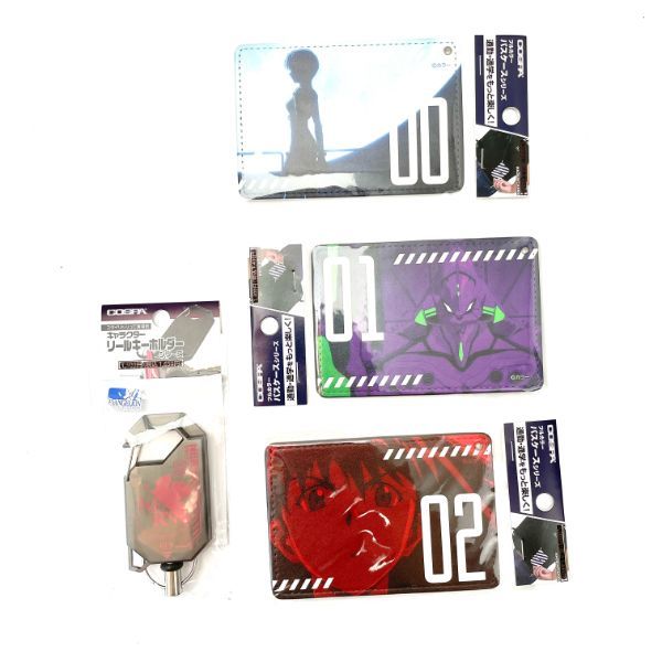  Evangelion eva the first serial number EVANGELION the first serial number Full color pass case Pas purple made in Japan 