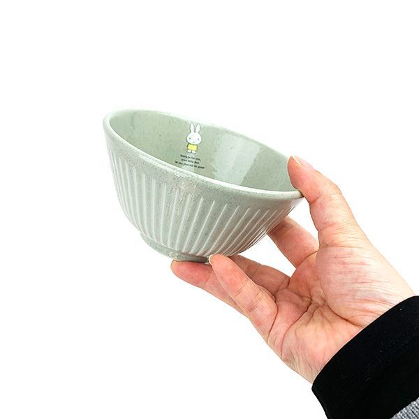 ミッフィー ライスボウル ストーングレー お茶碗 食器 日本製_画像3