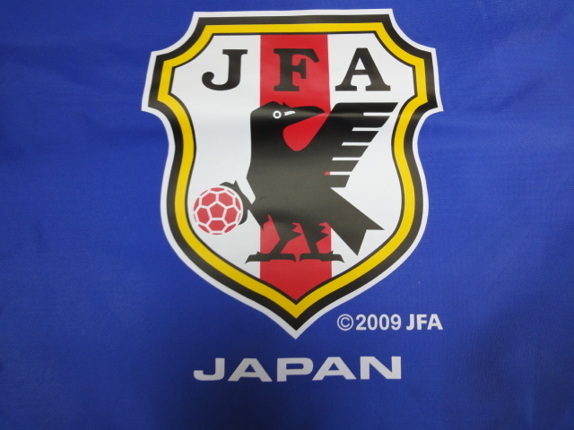 JFA 日本サッカー協会ロゴ入バッグ 巾着タイプ モルテン製 新品_画像2