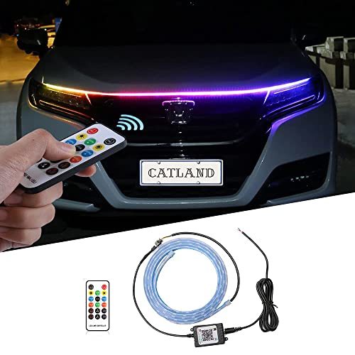 Catland LEDテープライト シーケンシャル 流れる LEDテープ RGB 12V 車 イルミネーション グリルランプ デイライト 黄色 白 青 赤 紫 緑_画像1