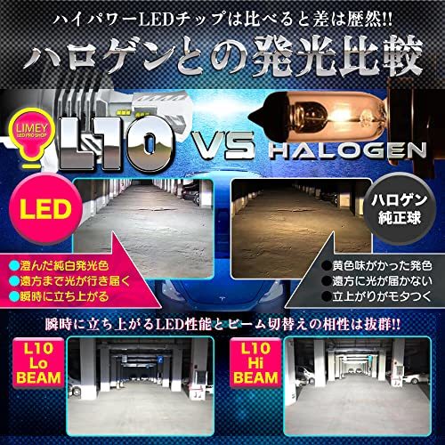 LIMEY led H4LEDヘッドライト H4 H4U LEDヘッドライト ヘッドライト Hi/Lo 車検対応 車 バイク 光軸調整可能 6500K 高輝度 14000Lm 60W_画像7