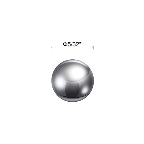 uxcell 精密ボール プレシジョンボール 304ステンレス鋼 ベアリングボール 精密グレードG100 ボール直径4 mm_画像2