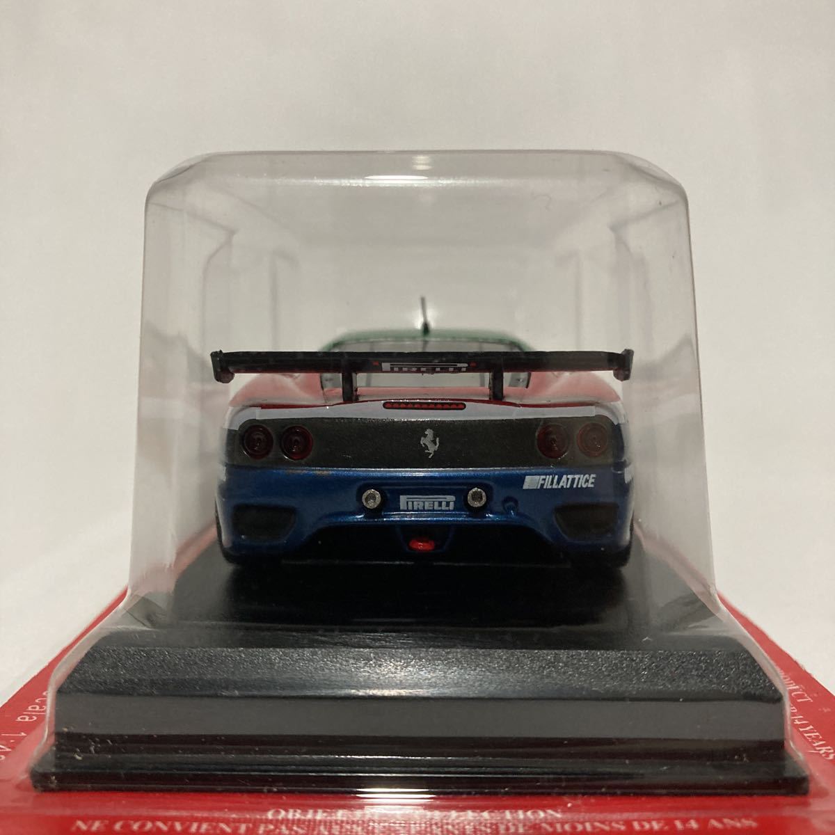 アシェット 公式フェラーリF1コレクション 1/43 Ferrari 360 GT Silverstone GT FIA 2002年 #50 シルバーストーン GP マシン ミニカー_画像5