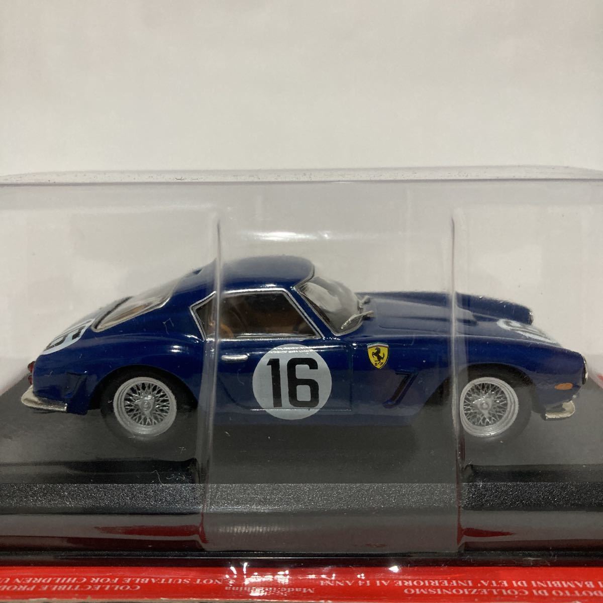 アシェット 公式フェラーリF1コレクション 1/43 Ferrari 250 GT Berlinetta p.c. SWB 24h Le Mans 1960年 #16 GP マシン ミニカーの画像7