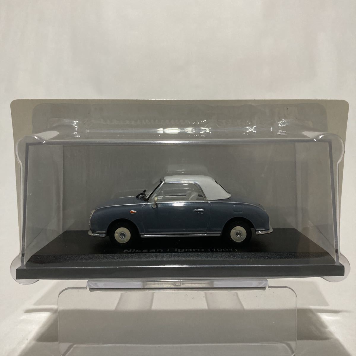 アシェット 国産名車コレクション 1/43 vol.85 Nissan Figaro 1991年 日産 フィガロ 旧車 ミニカー モデルカー_画像1