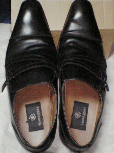 【YUMI KATSURA】桂由美 メンズビジネスシューズ 靴 27.0cm 黒 革靴★日本製 MADE IN JAPAN_画像3
