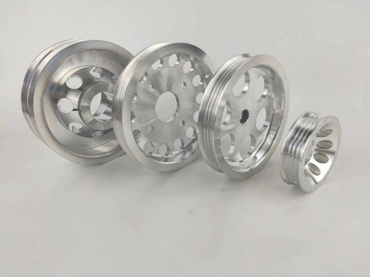 日産 フェアレディZ Z32 VG30DE NA用 軽量 アルミプーリー 4点セット 新品-