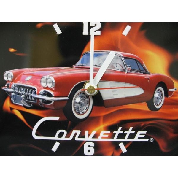 シボレー コルベット/Corvette C1 ナンバープレート型時計 CVCOC1_画像2