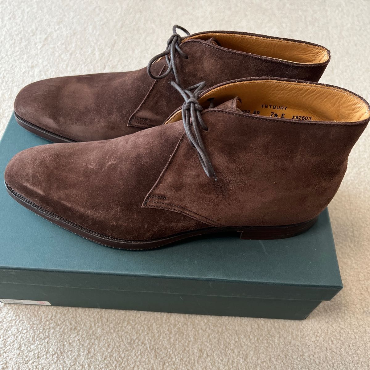 未使用品】クロケット&ジョーンズ TETBURY テッドベリー スエード