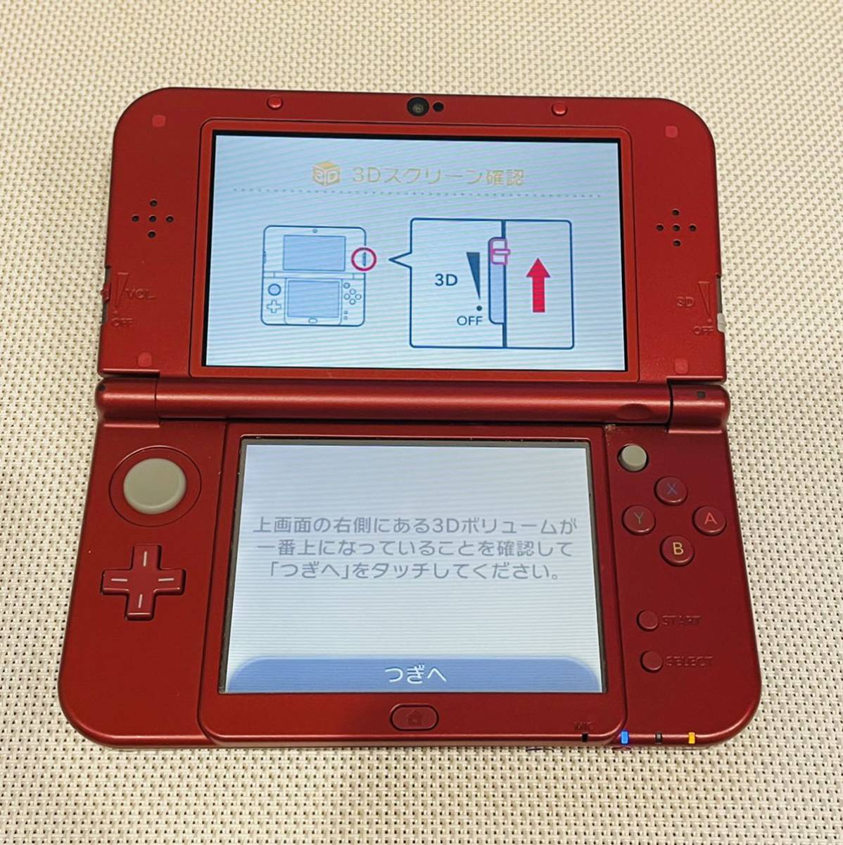 送料無料 任天堂３DS ニンテンドー メタリックレッド匿名配送