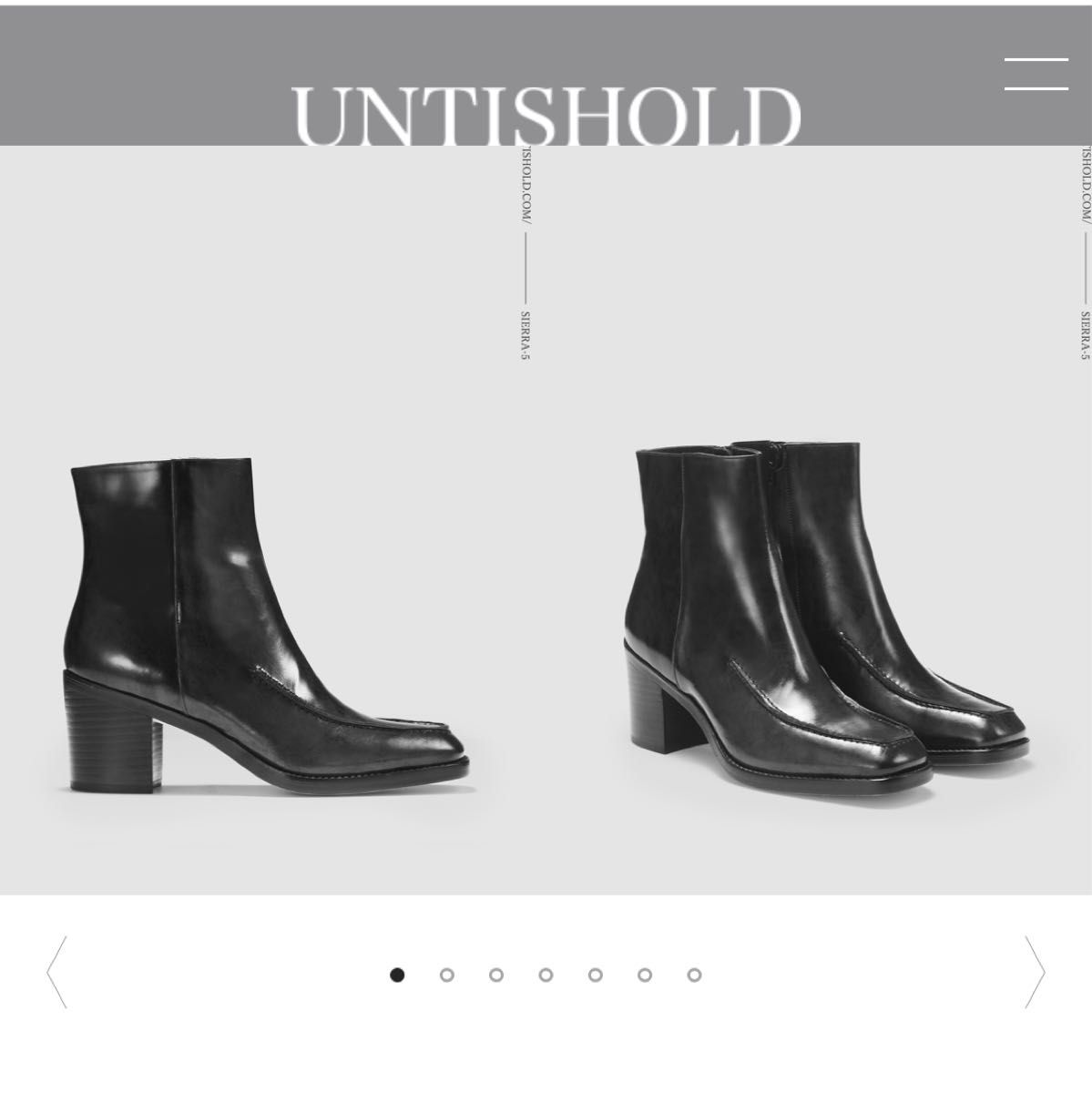 untishold アンチショルド☆美品ブーツ | eclipseseal.com