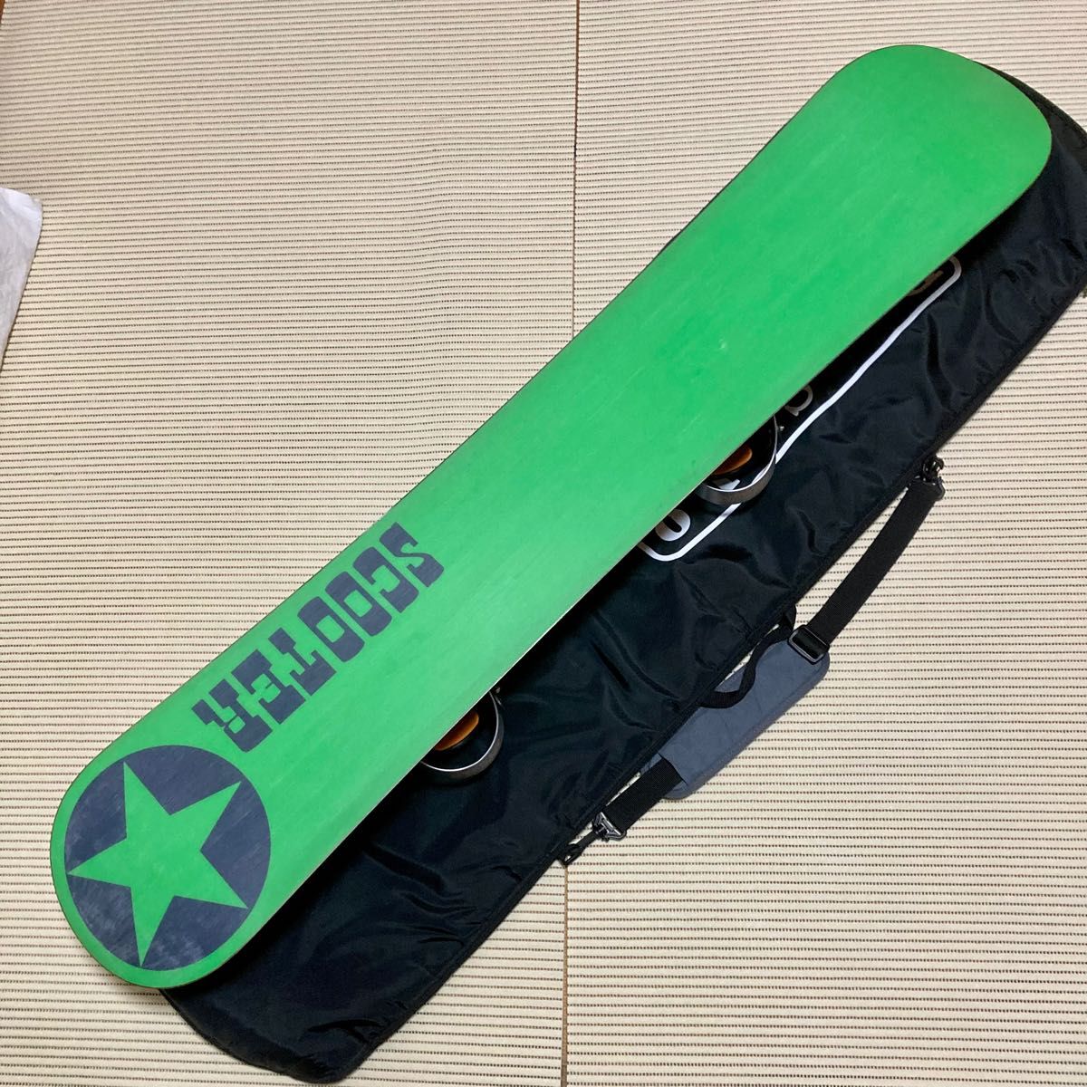 SCOOTER 157cm キャンバーボード&SIMS ビンディング セット