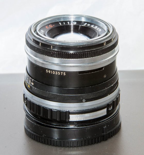 【改造レンズ】MAMIYA-SEKOR 1.9 48mm 【マミヤ35 オートメトラ】をSONY Eマウント用レンズに改造_画像7