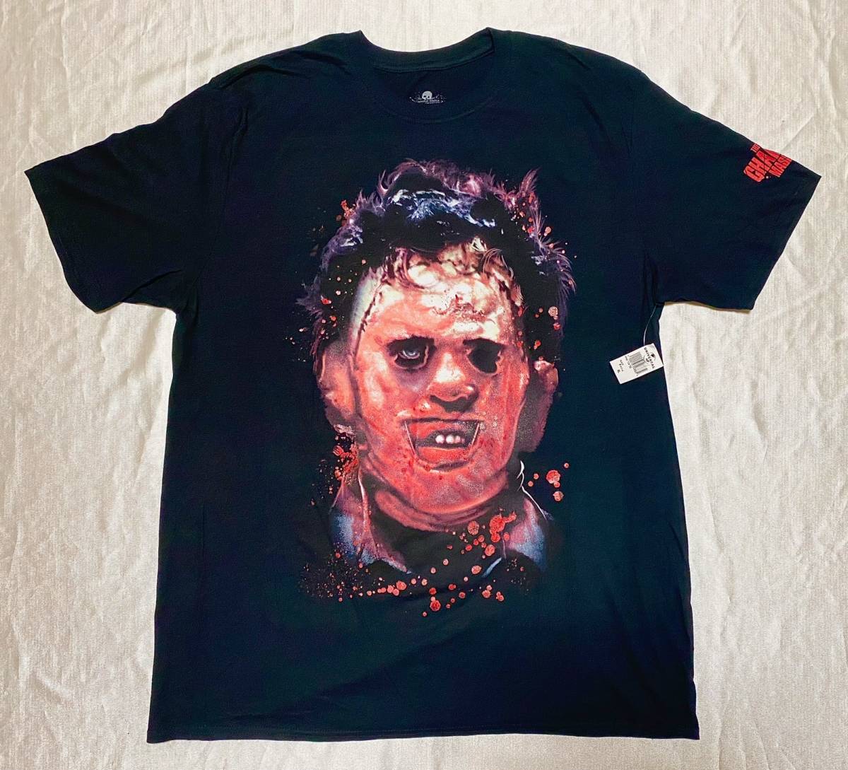 悪魔のいけにえ レザーフェイス　Tシャツ　XL　映画 ムービー　テキサス チェーンソー　希少_画像1