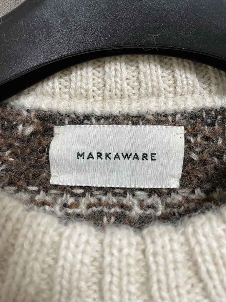 佐藤健 着用モデル】 MARKAWARE 22AWアルパカノルディックセーター-