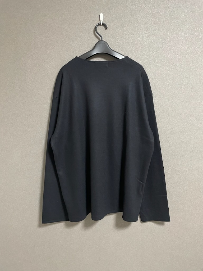 新品 marka BOAT NECK SUPER 140'S WOOL DOUBLE JERSEY ボートネック ニット カットソー Tシャツ M22C-11CS03C マーカ_画像3