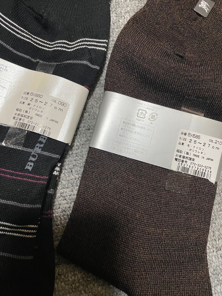 BURBERRY 紳士靴下 メンズ靴下 メンズソックス