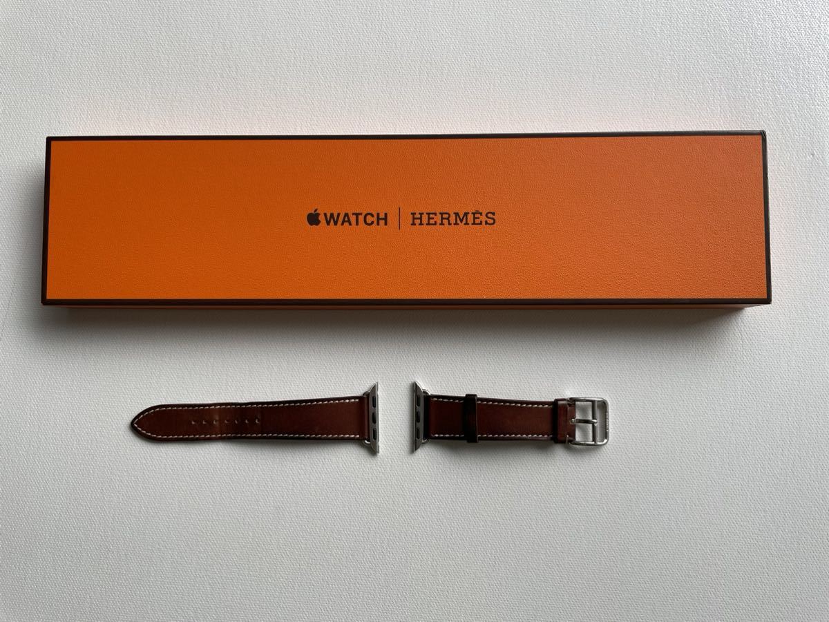 箱付き Apple Watch HERMES 41mm 40mm 38mm フォーヴ シンプルトゥール レザーストラップ アップルウォッチ エルメス レザー 純正品の画像1