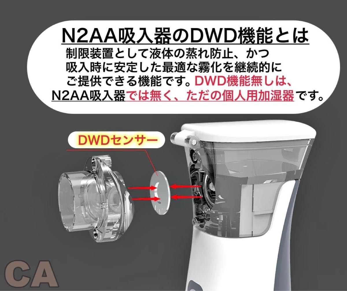 期間限定セール 喉にうるおい N2AA メッシュ ネブライザー 吸入器 新品