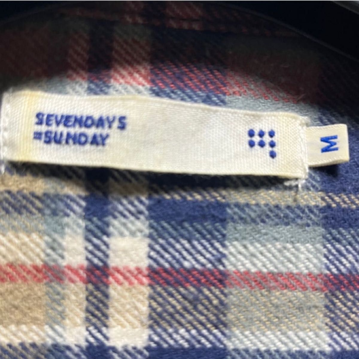 SEVENDAYS SUNDAY   チェックネルシャツ