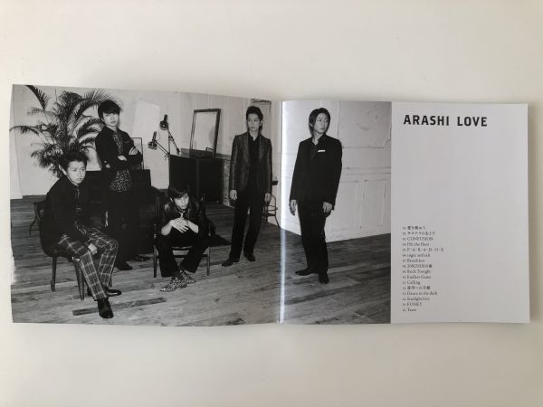 B08063　CD（中古）ARASHI LOVE(初回生産限定盤)(DVD付)　嵐_画像3