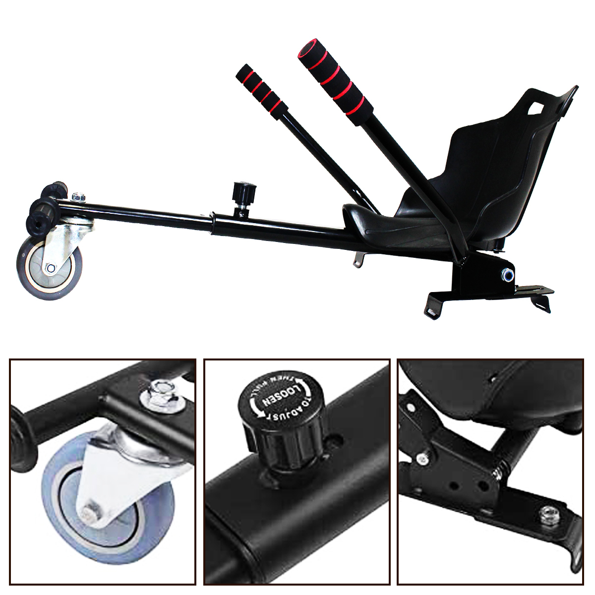  great popularity! Attachment balance scooter ho Barker to black black three wheel electric scooter Mini scooter for drift frame 